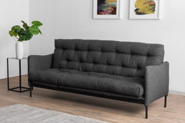 Atelier Del Sofa Renge - Sofá cama de 3 plazas Gris oscuro